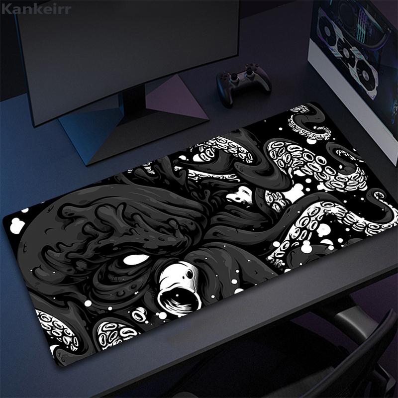 Large Mouse Pad Colour Octopus Monster Desk Mousepad Cute HD Deskmat Extended Gaming Keyboard Mats Large XL Gamer Mousepad x