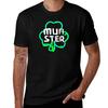 Munster Neon Shamrock Munster Ireland Tshirt Casual Minimalist Short Sleeve Top Tshirt