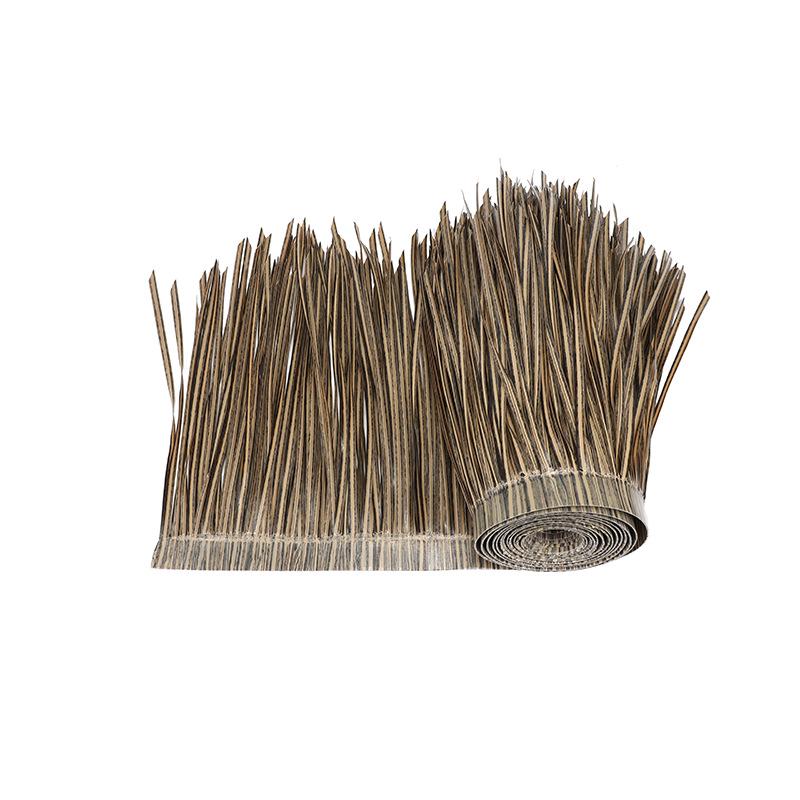 Flame Retardant PE Plastic Thatch Roof Decor for Scenic Areas