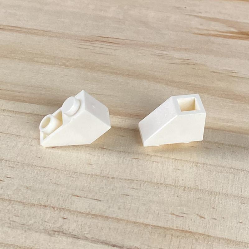 Совместимый строительный блок, строительный блок из мелких частиц, 3665, технологические детали для образования, аксессуары, 2X1, наклонный обратный кирпич