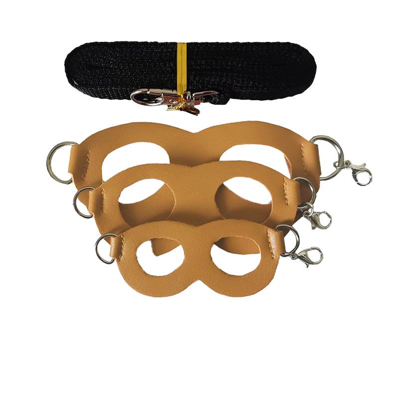 4 шт., нагрудный ремень для маленьких домашних животных, поводок с белкой, хомяк, тяговая веревка против укуса, сахарный планер, ветрозащитный специальный анти-потерянный трос