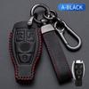Soft Leather Car Key Case Cover Protector Shell for Mercedes Benz A B C E Class GLS GLA GLK GLC CLS CLA AMG W204 W205 W212 W463 W176