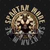 Футболка Spartan Mode для бодибилдинга, греческого воина, тренажерного зала, фитнеса, мышц, повседневная мужская футболка из 100% хлопка с круглым вырезом и коротким рукавом