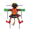 Halloween Glowing Witch Ornament with Colorful Lights, Hanging Witch Decor for Porch, Yard, Tree, Outdoor