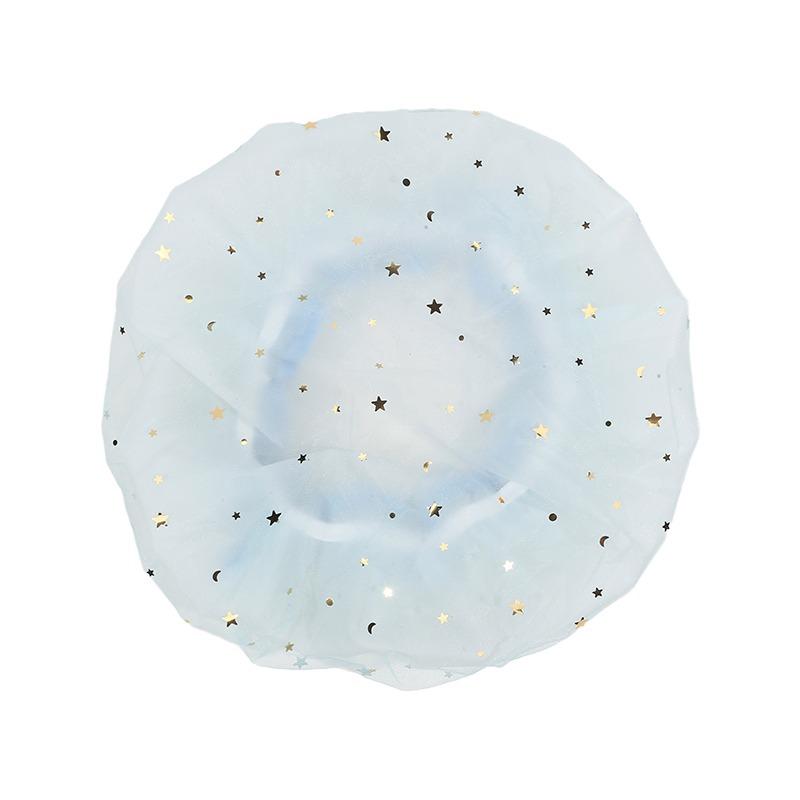 Bathroom Waterproof Shower Cap Kitchen Oil-proof Sanitary Hat Women Hair Salon Bathroom Supplies Thicken Elastic Bath Hat Cute