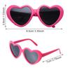 New Multicolor Dress Up Accessories Toys Glasses Sunglasses Doll Eyeglasses Love Shaped