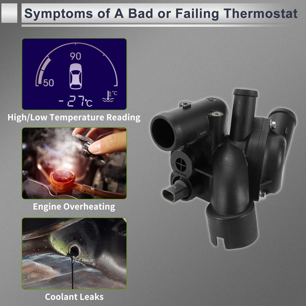 RATCHROLL Контроль температуры в салоне автомобиля для Volkswagen Touareg Прочный корпус контроля температуры охлаждающей жидкости двигателя Номер детали 1 штука 3.2L 2004-2007,