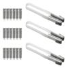 3Pcs Blind Cleaner Duster Tool for Window Blinds with 18 Replacement Brushes