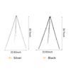 BBQ Tripod Frame with Chain and Hook Storage Bag Adjustable Height Camping Tripod Stand for Open Fire Travelling Hiking Picnic BBQ