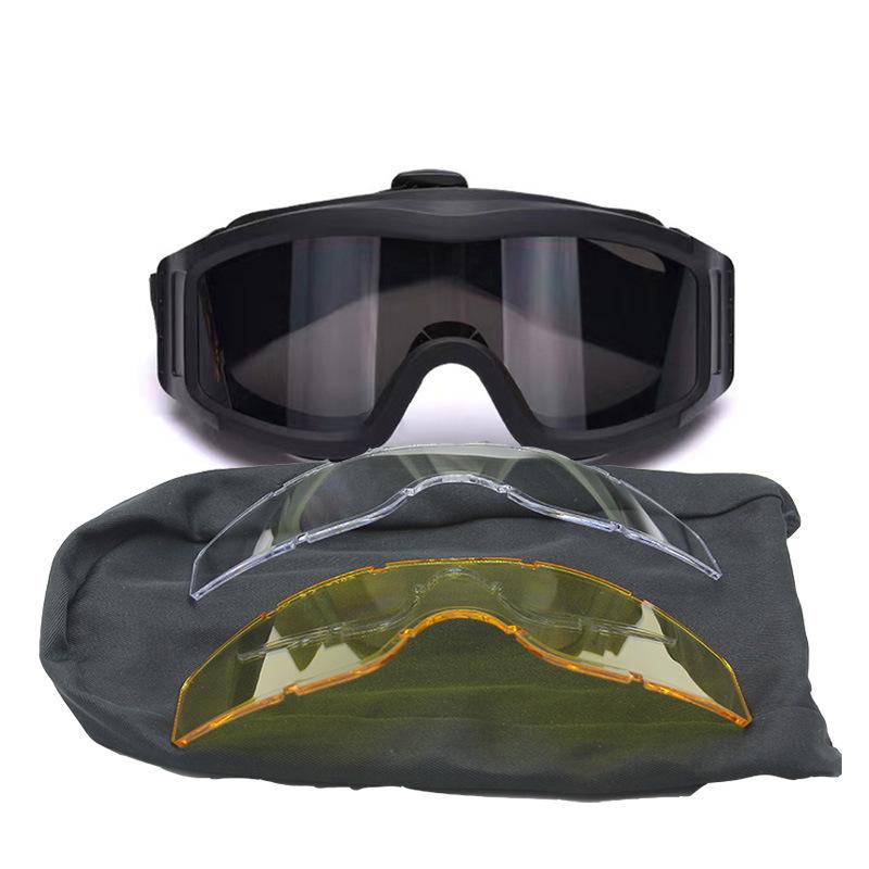 Тактические очки ES, армейские болельщики, стреляющие в пустынную саранчу, уличные очки для верховой езды, пыленепроницаемые, ветрозащитные спортивные очки для беговых лыж