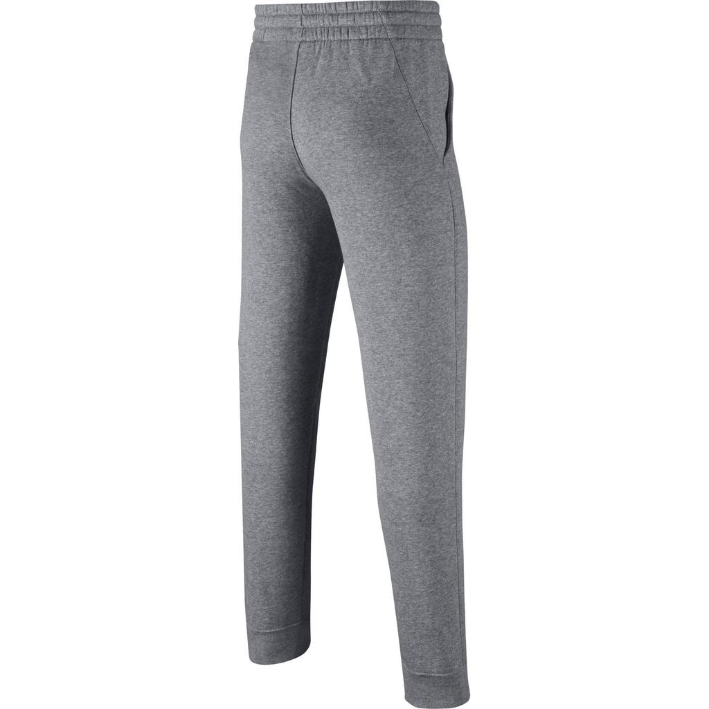 Nike Knitted Sports Pants With Elastic Waistband Solid Color Fleece Long Pants Kids Bottoms AJ6446-091