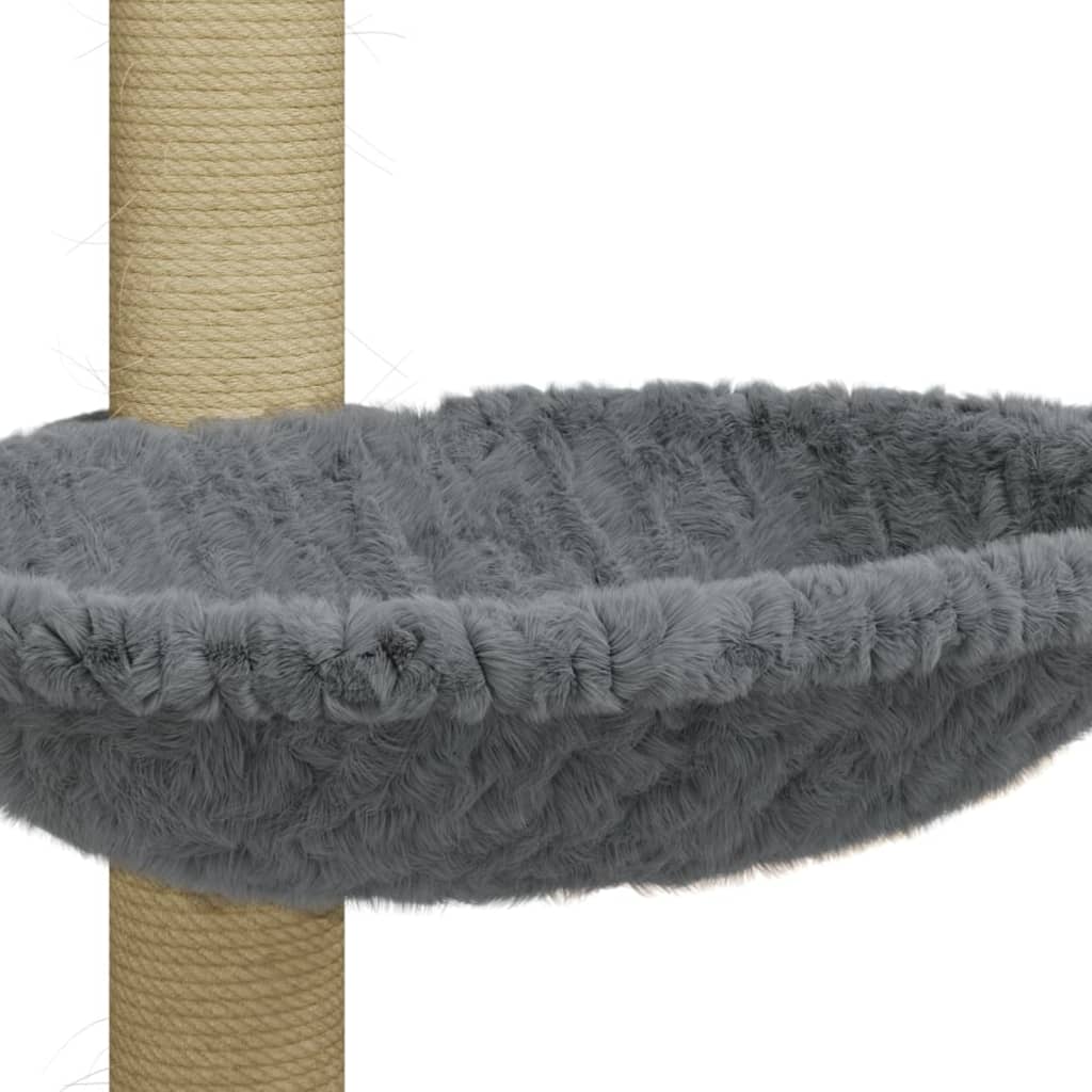 Scratching Post with Sisal Scratching Column Light Grey 74 cm