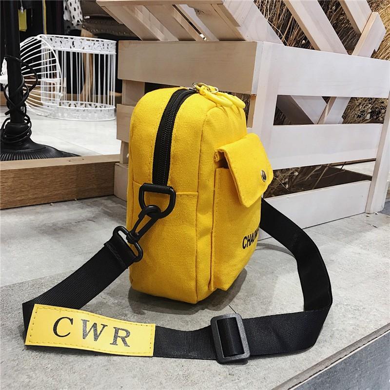 Modern Ins Hip Hop Girl Canvas Bag Women Messenger Bag Shoulder Bag With Various Colors Option For Leisure Black Outdoor Backpack Female Bags KTY