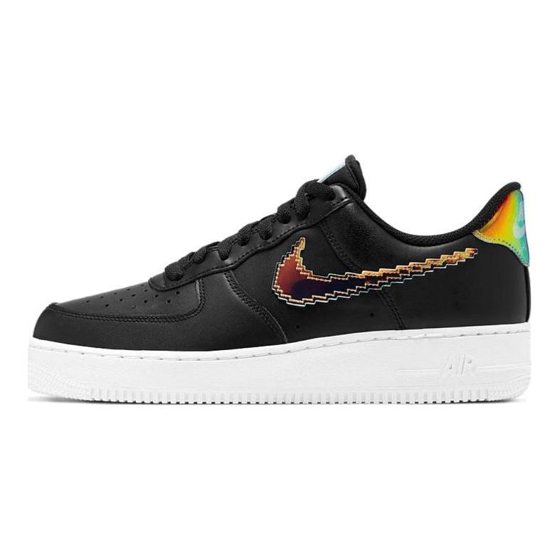 Nike Air Force 1 Low Iridescent Pixel - Мужские кроссовки черные, разноцветные, белые CV1699-002