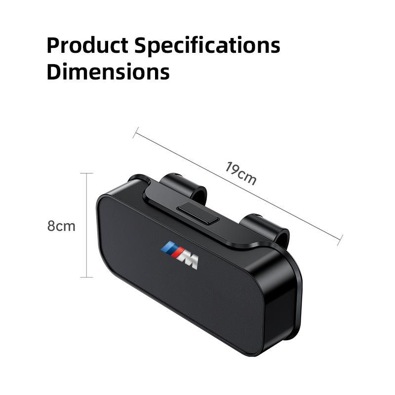 Car Visor Sunglasses Glasses Case Box Accessories For BMW E90 G80 M3 G30 M5 F82 F83 F20 F21 G42 F95 F96 G06 G07 M2 M4 M8 G14 G15