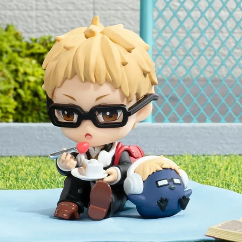 POPMART HAIKYU!! Серия 'Вне площадки' Игрушки-сюрпризы Mystery Box Мешок-угадайка Милая кукла Аниме Фигурка Действия Подарок на День Рождения