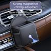 Кожаная сумка для хранения в автомобиле, многофункциональный автомобильный органайзер для воздуховода, магнитный держатель для телефона, ключей, солнцезащитных очков