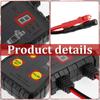Fuel Injector Tester Four-Wire Dual Channel Car Fuel Injector Detector Cleaner Kit with 4 Pulse Modes Short Circuit Protection