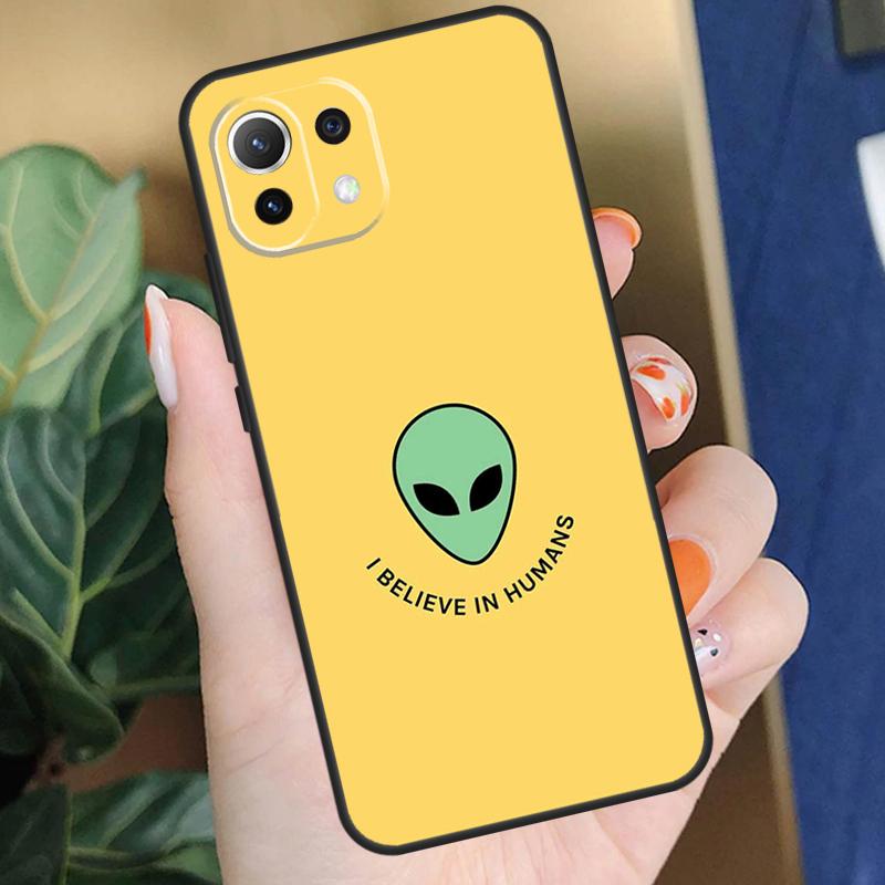Cartoon Alien Case For Xiaomi POCO X3 X5 F5 Pro C65 X4 F3 F4 M5s Mi 11T 12T 13T 12 Lite 14 13 Pro Cover