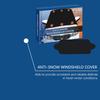 Антифриз Защита от Мороза Льда Снега Зимний Чехол-Тент на Лобовое Стекло - Подходит для Всех Моделей Автомобилей