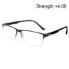 Men Anti Blue Light Anti-Fatigue Computer Grade Glasses Reading Glasses Anti-Blue Ray Presbyopia Eyeglasses