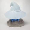 20cm Cute Blue Witch Plush Toy Soft Stuffed Doll with Removable Hat Cloak Birthday Christmas Gift for Kids Fans