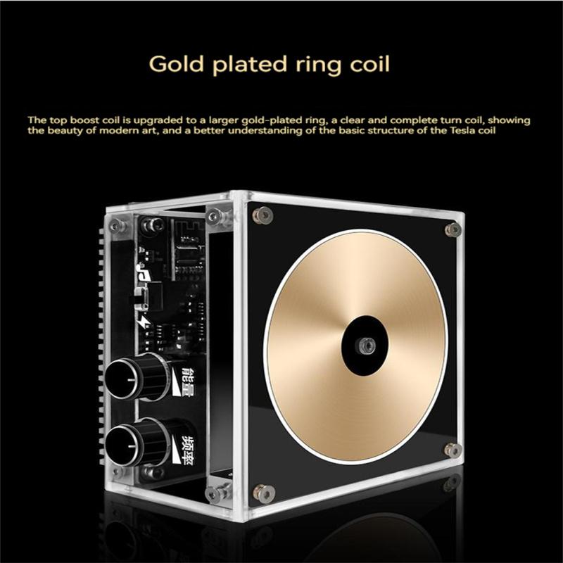 Многофункциональная музыкальная катушка Тесла, сенсорная беспроводная передача, освещение, наука, образование