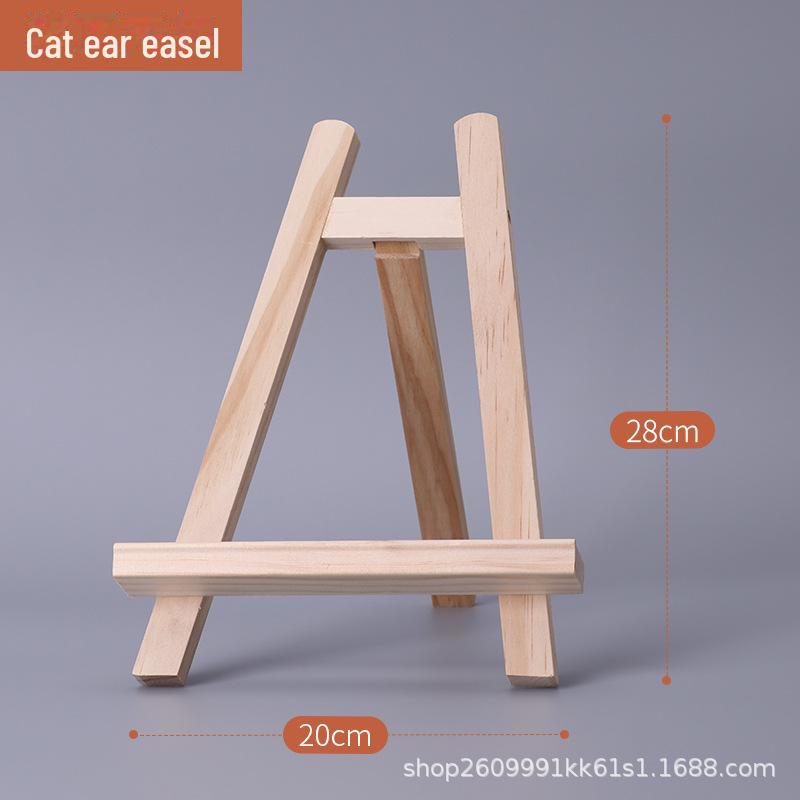 Детский небольшой деревянный настольный мольберт для рисования - идеально подходит для выставок произведений искусства в детском саду