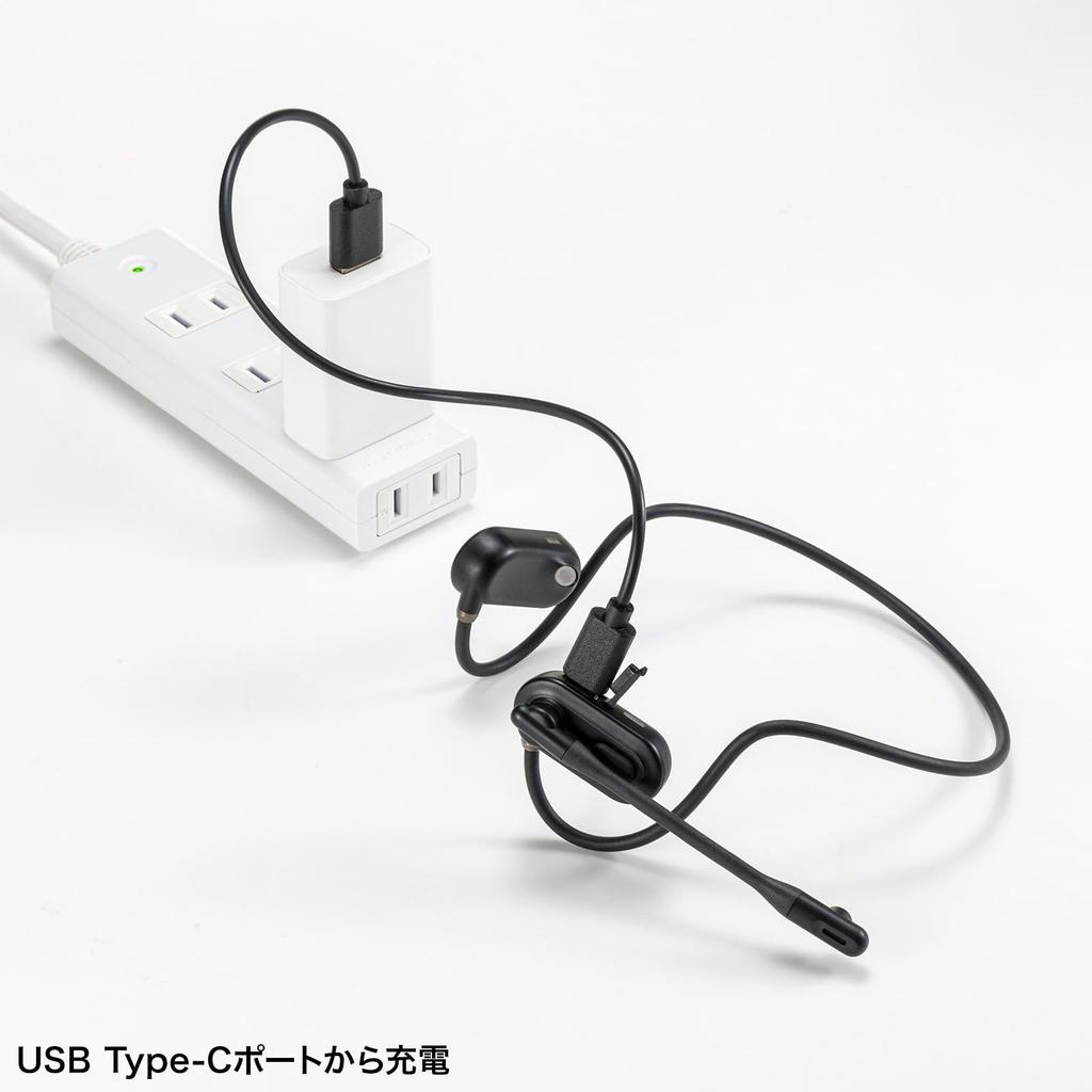 Sanwa поставляет сверхлегкую Bluetooth-гарнитуру с открытым ухом MM-BTSH71BK