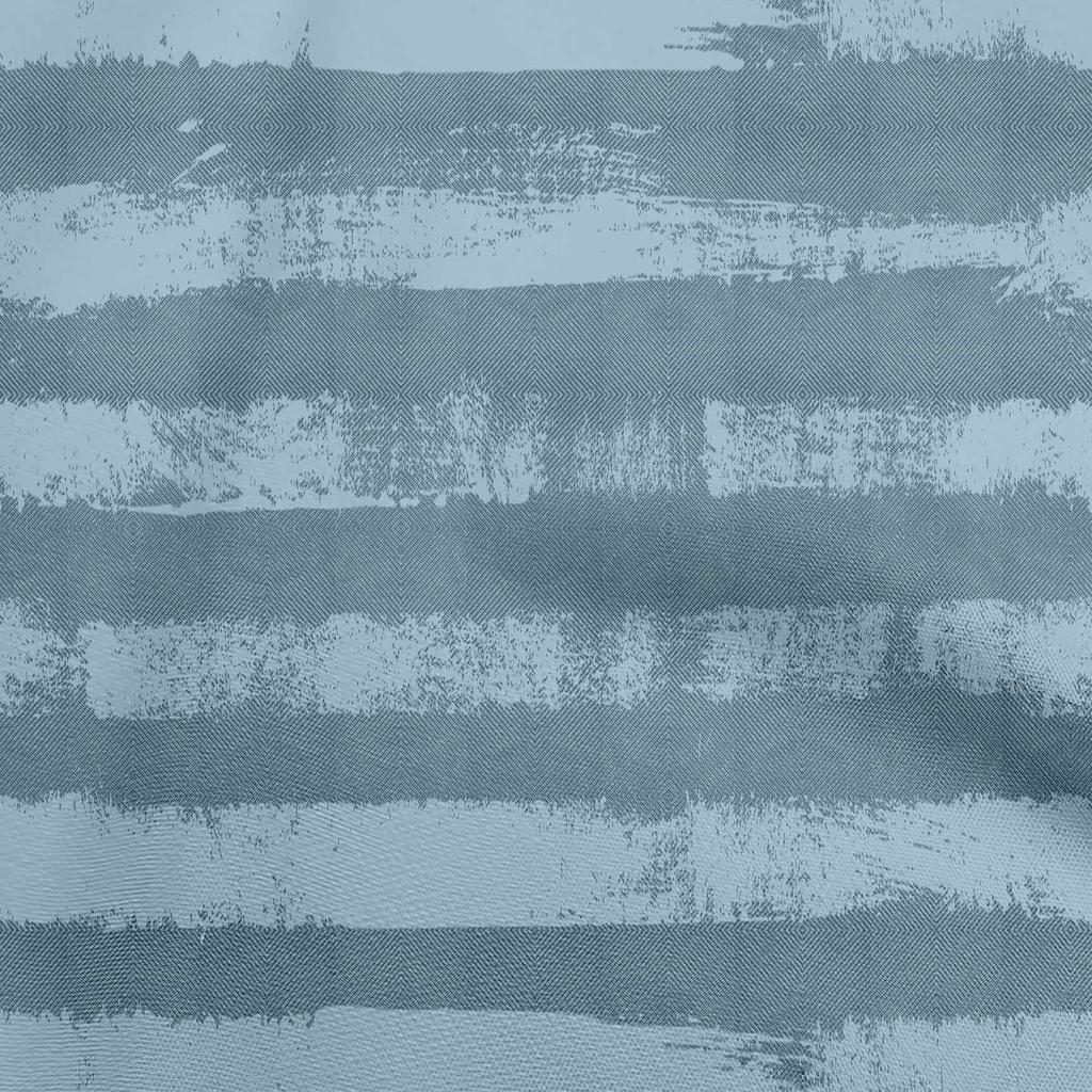oneOone Cotton Poplin Dusty Blue Fabric Stripes Brush Dress Material Fabric Print Fabric By The Yard 42 Inch