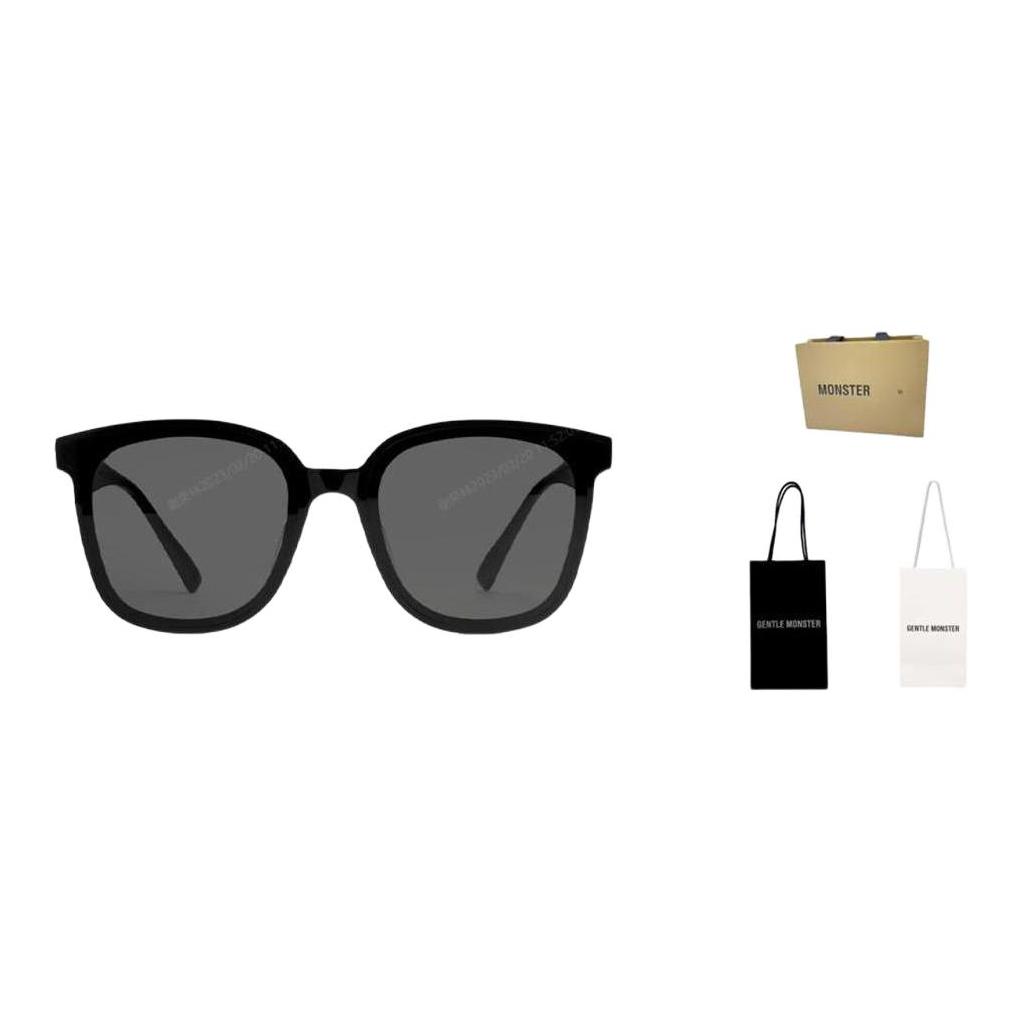Gentle Monster Jackie 01 Comfortable Elegant Square Sunglasses Unisex sunglasses Black JACKIE-01