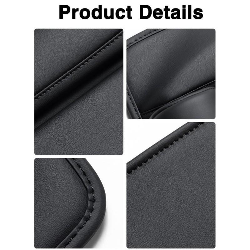 Car Seat Gap Filler Leather Car Seat Organizer and Storage Automotive Accessories - Front Seats Car Adjustable Passenger Side&Driver Side Gap Filler