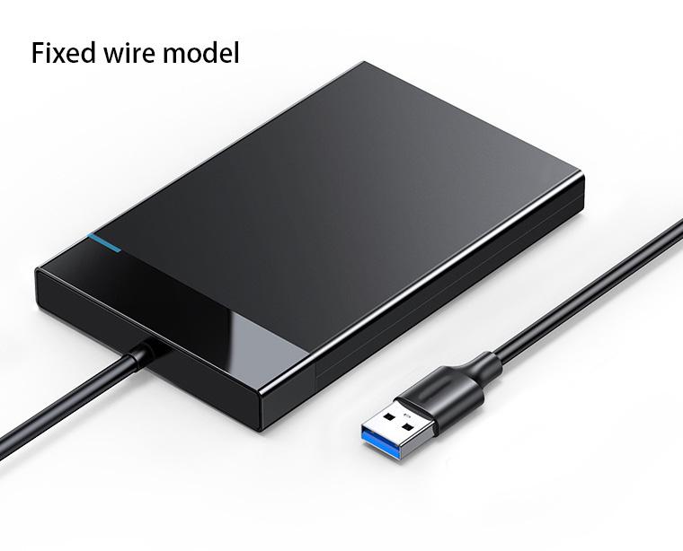 Корпус для 2,5-дюймового жесткого диска USB 3.0 к SATA III Адаптер Поддерживает 2,5-дюймовые SSD и HDD 9,5 мм 7 мм Внешний корпус для жесткого диска