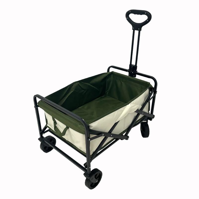 OEING Folding Outdoor Camping Wagon with Reclining Seat