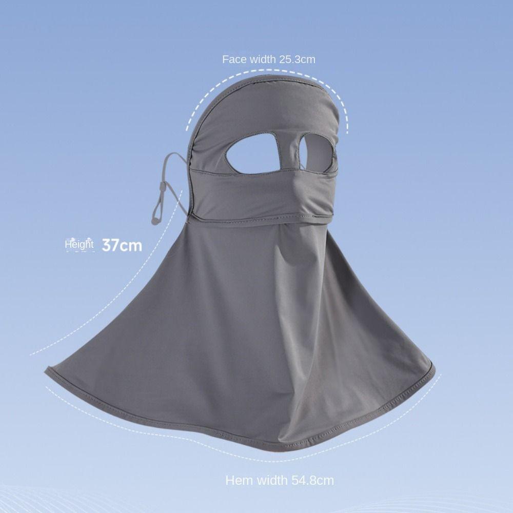 Face Cover Women Summer Sunscreen Mask Sun Proof Bandana Riding Mask  Outdoor