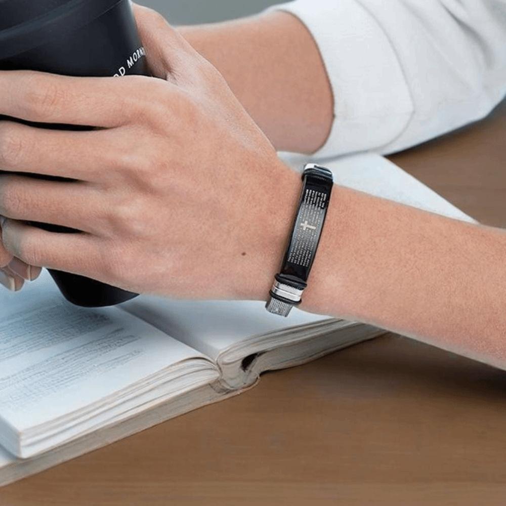 Net Band Family Friendship Bracelet Silver Couple Bracelet  for Men and Women