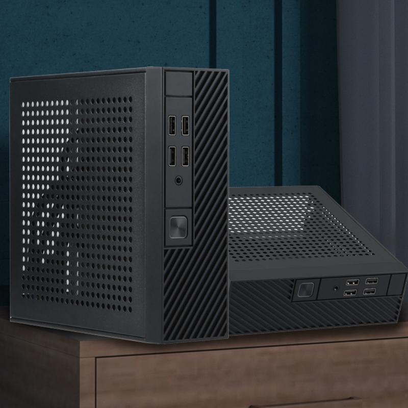 Корпус для компьютера ITX Серверный корпус Игровой блок питания Простой в использовании M10 Промышленный контроллер Корпус HTPC для домашнего использования