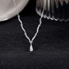 Волна капля воды ожерелье женское простое модное нишевое изысканное ins фэн-шуй капля кулон ювелирные изделия