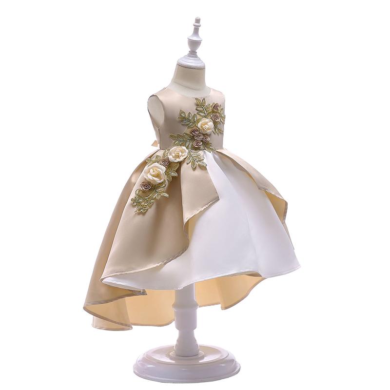 Vestidos Infantil, детская одежда, платье красавицы принцессы для девочек, свадебное платье в полоску, Vetement Fille, детские платья для выпускного вечера, платья для девочек