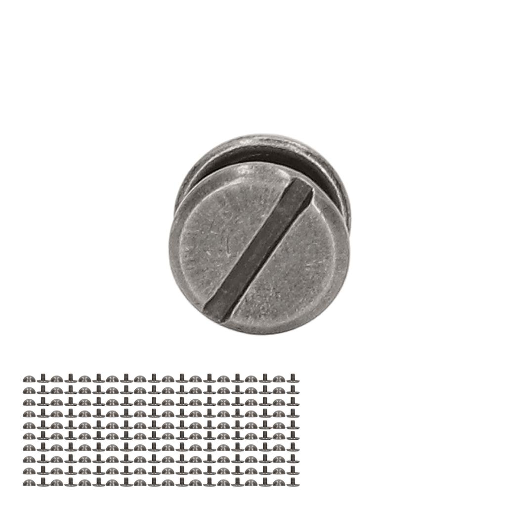 Комплект кожаных заклепок 8 мм 100 штук Портативные Маленькие Круглые Грибовидные Из Твердого Сплава Гальванические Декоративные Кожаные Заклепки