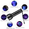 UV Flashlight Black Light Blacklight Detector for Dog Urine Ultraviolet Flashlight 51 LED 395nm Handheld Blac