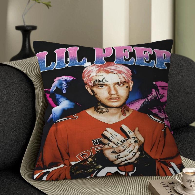 Подушка Lil Peep Подарок Декор для дома и офиса Подушка для спальни, дивана, автомобиля Наволочка