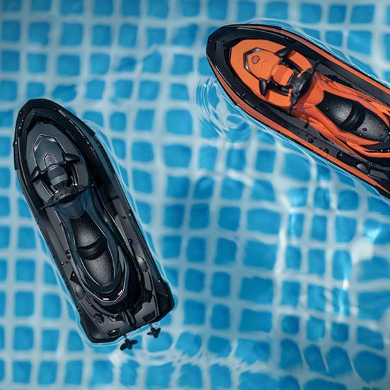 Лодка с дистанционным управлением, водонепроницаемая, высокоскоростная электронная лодка с низким сопротивлением