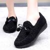 2025 Winter New Old Beijing Cloth Shoes Velvet Warm Daily Home Indoor Women's Cotton Slippers One Foot Cotton Shoes