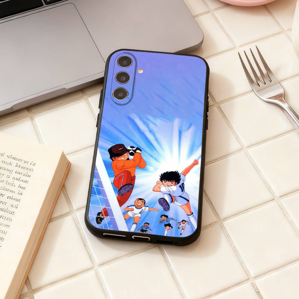 Аниме Крутой C-Капитан Т-Цубаса Чехол для телефона Для Samsung Galaxy A73,A72,A71,A70,A53,A52,A51,Другие Мягкий Черный Корпус