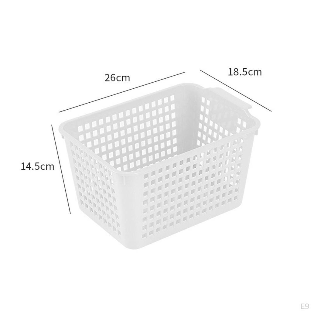 6 Pieces Desktop Storage Baskets Vanity Organizer Trays Containers Makeup Perfume