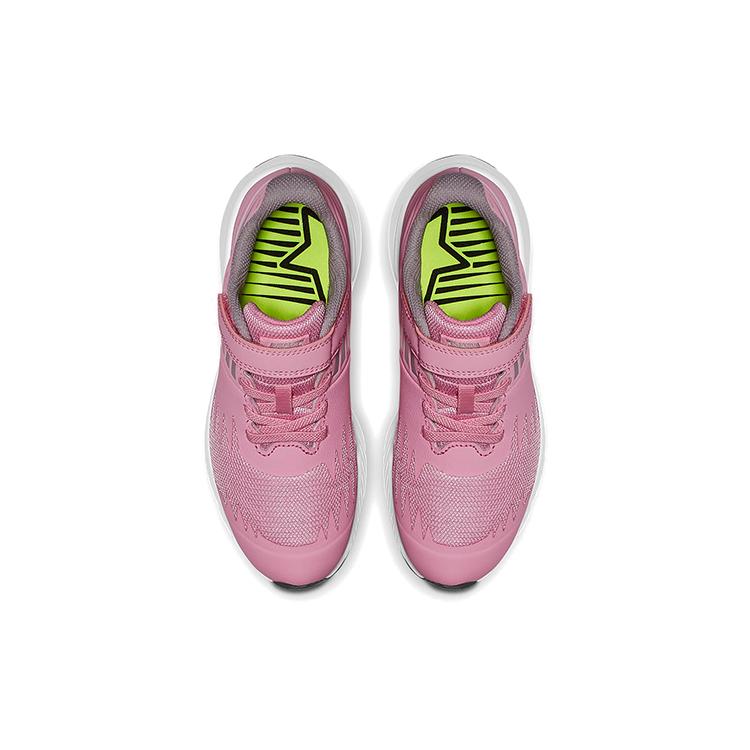 Nike Застежка-липучка Низкие Детские Беговые Кроссовки Розово-Белые Дети Возраст 3 7 Лет 921442-602
