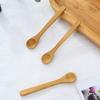 6Pcs/Set Wooden Children Home Long Handle Mini Medicine Tableware Honey Spoon
