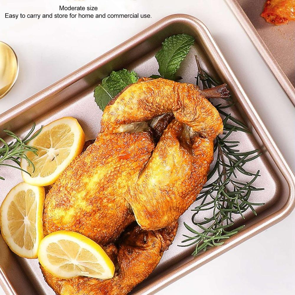 Carbon Steel Baking Pans Non-Stick Rectangular Oven Tray Cake Pan Bakeware Cake Shop Restaurant