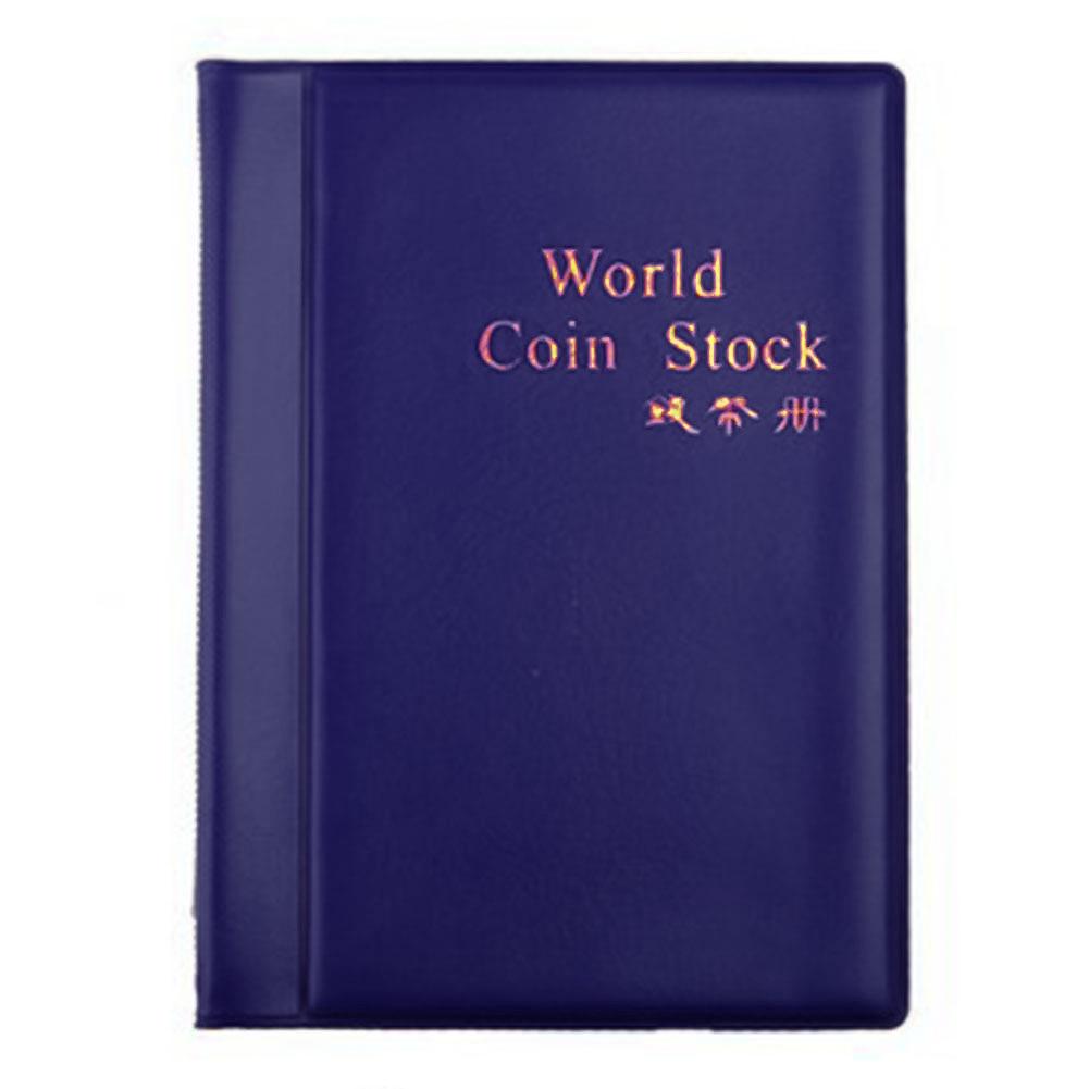 Collection Coin Album 120 Pocket Collection Album Book Collecting Coin Holders Lightweight Storage Penny Money